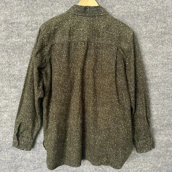 Great Northwest Shirt Mens XL Green Speckled Camping Outdoor Fall Casual Flannel - Picture 2 of 13